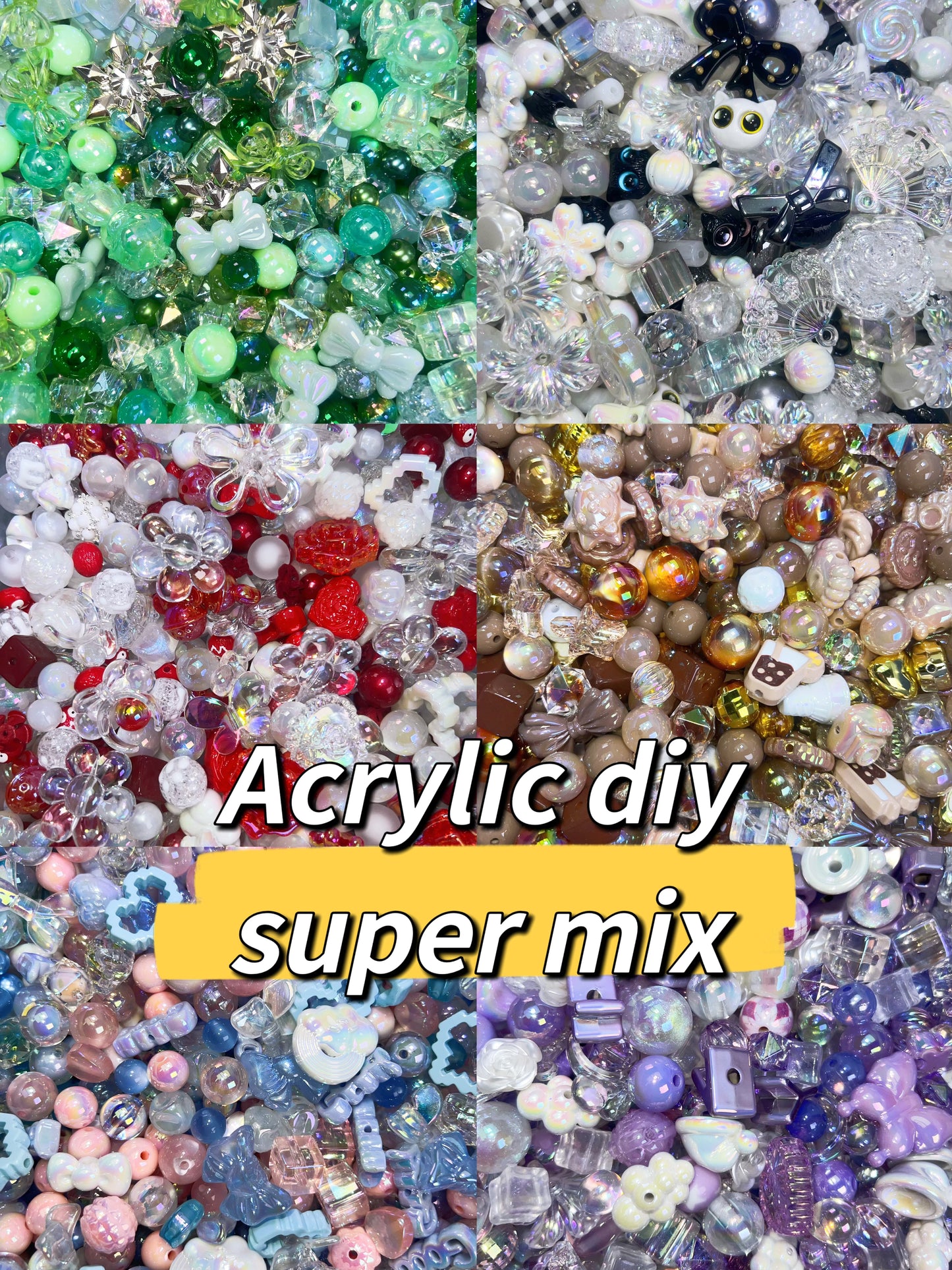 A<004>Acrylic diy mix -Open in live & Glitz DIY