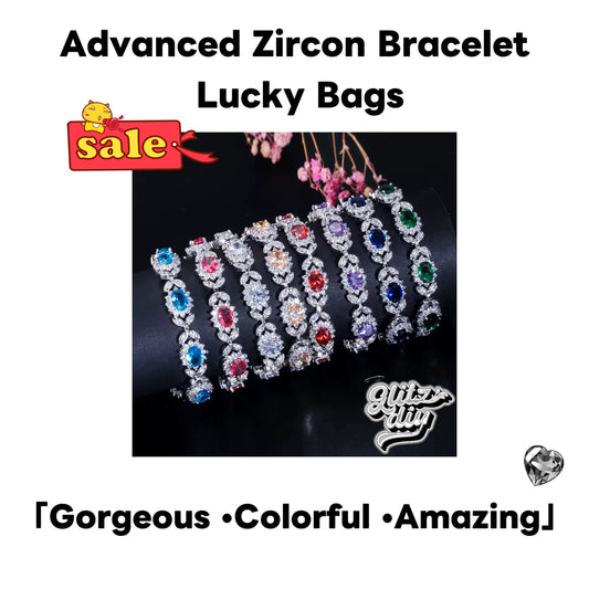 A<002>Advanced Zircon Bracelets Lucky Bags-Open in live & Glitz DIY